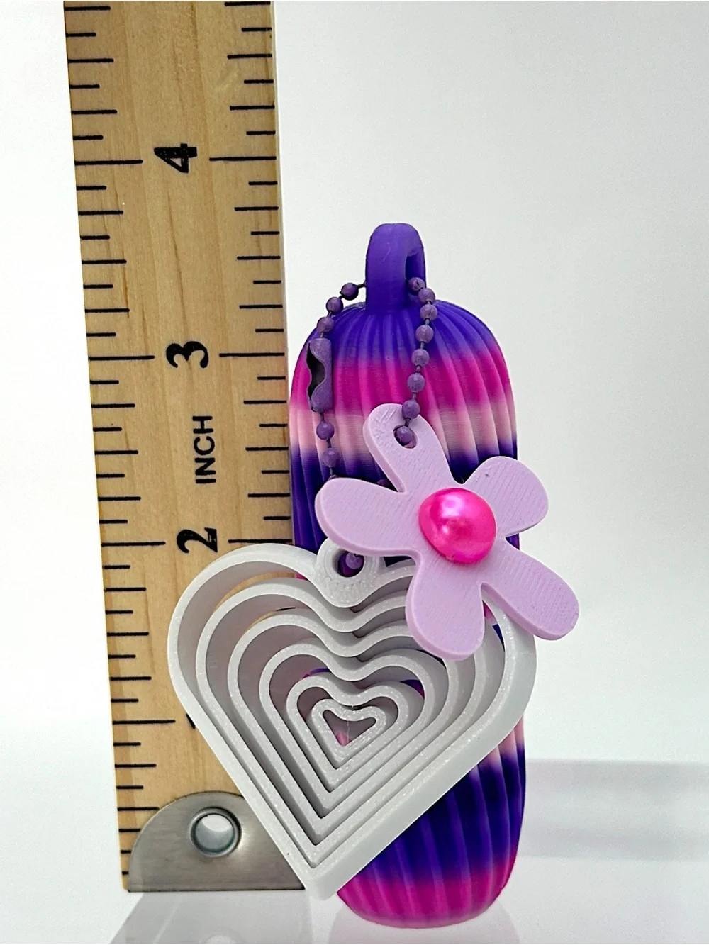 Handmade 3D Printed Lip Balm Holder Bag Charm